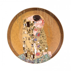 Talerz ścienny z porcelany 36 cm Pocałunek - Gustav Klimt