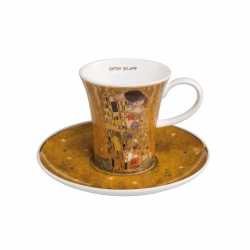 Filiżanka do espresso 8 cm Pocałunek - Gustav Klimt