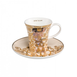 Filiżanka do espresso 8 cm Oczekiwanie - Gustav Klimt