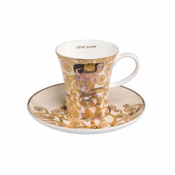 Filiżanka do espresso 8 cm Oczekiwanie - Gustav Klimt Goebel 67011621