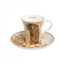 Filiżanka do espresso 8 cm Spełnienie - Gustav Klimt