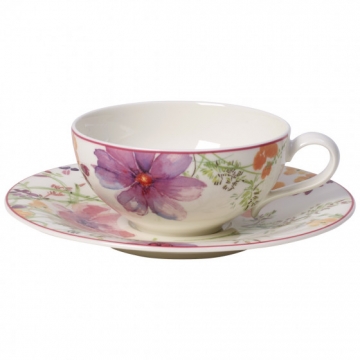 Filiżanka do herbaty ze spodkiem 0,24 l Mariefleur Tea Villeroy & Boch 10-4217-1260