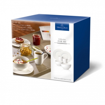 Zestaw śniadaniowy 6 częściowy dla 2 osób For Me Villeroy & Boch 10-4153-7041